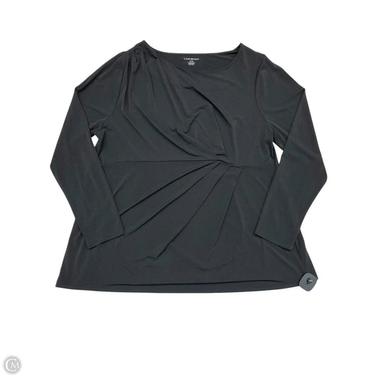 Top Long Sleeve By Lane Bryant In Black, Size: 22