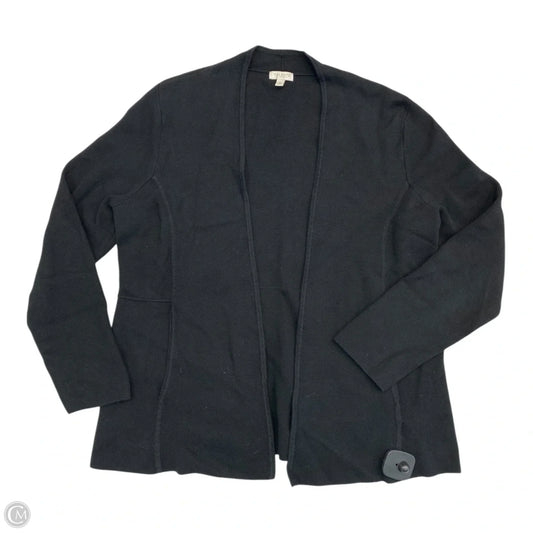 Sweater Cardigan By Talbots In Black, Size: Mp