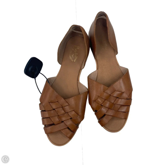 Sandals Flats By Seychelles In Brown, Size: 10
