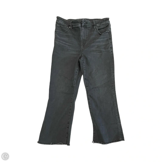 Jeans Boot Cut By American Eagle In Black Denim, Size: 10