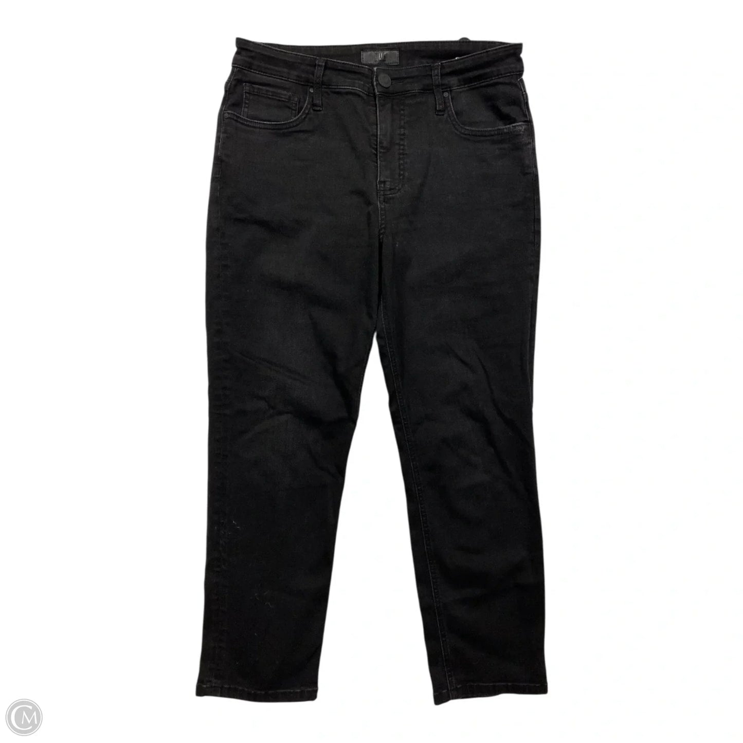 Jeans Skinny By Kut In Black Denim, Size: 8