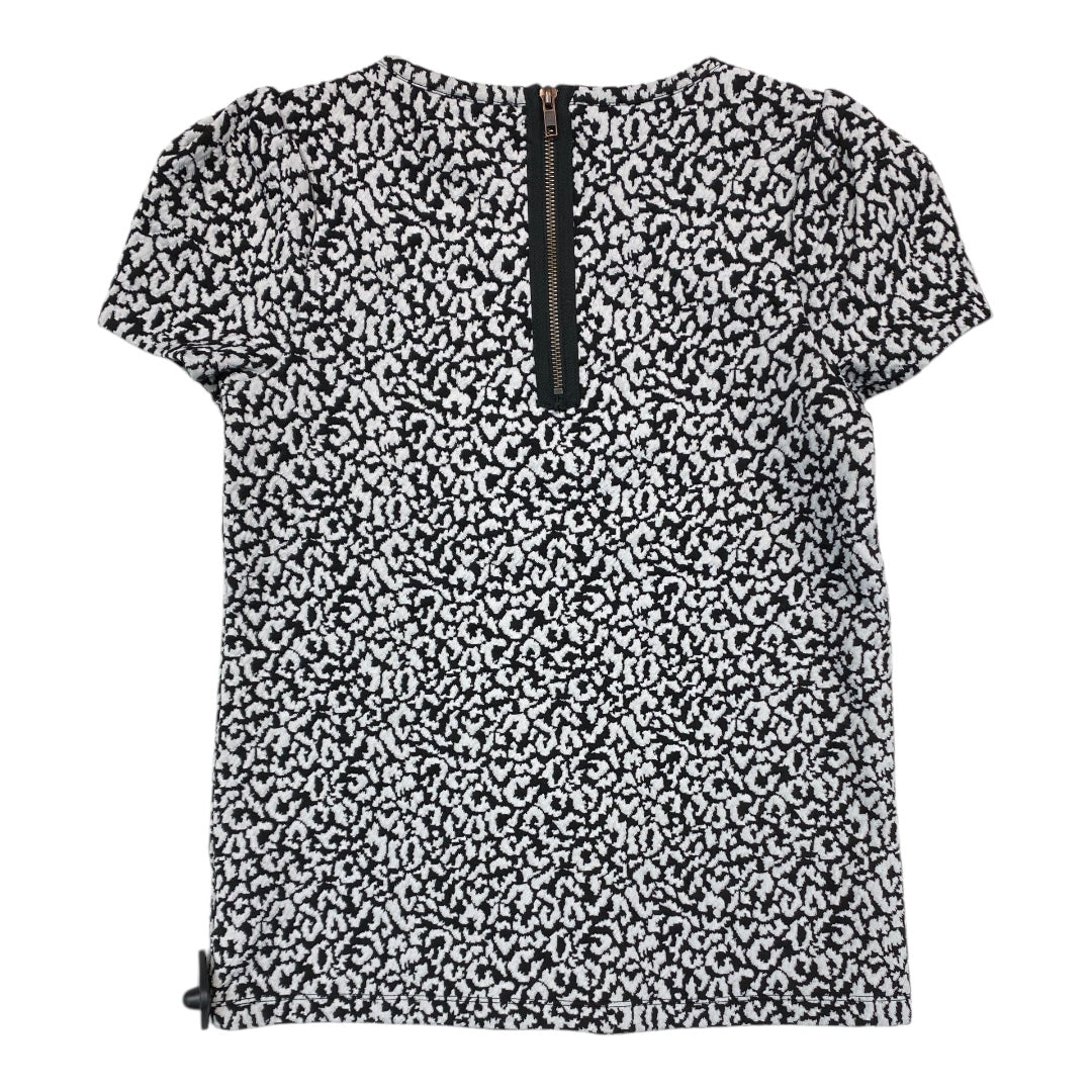 Top Short Sleeve By Postmark In Black & White, Size: Xs