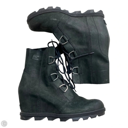 Boots Designer By Sorel In Black, Size: 10