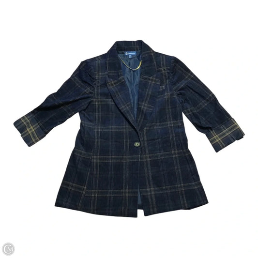 Blazer By Democracy In Plaid Pattern, Size: Xs