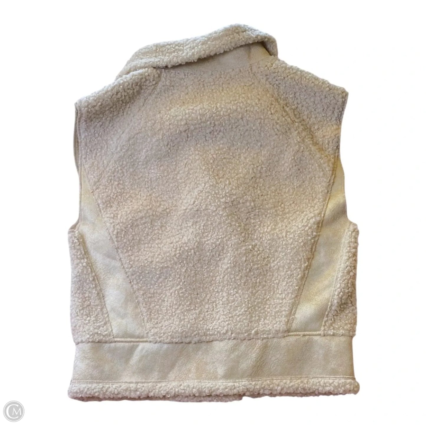Vest Faux Fur & Sherpa By Cmc In Cream, Size: Xs