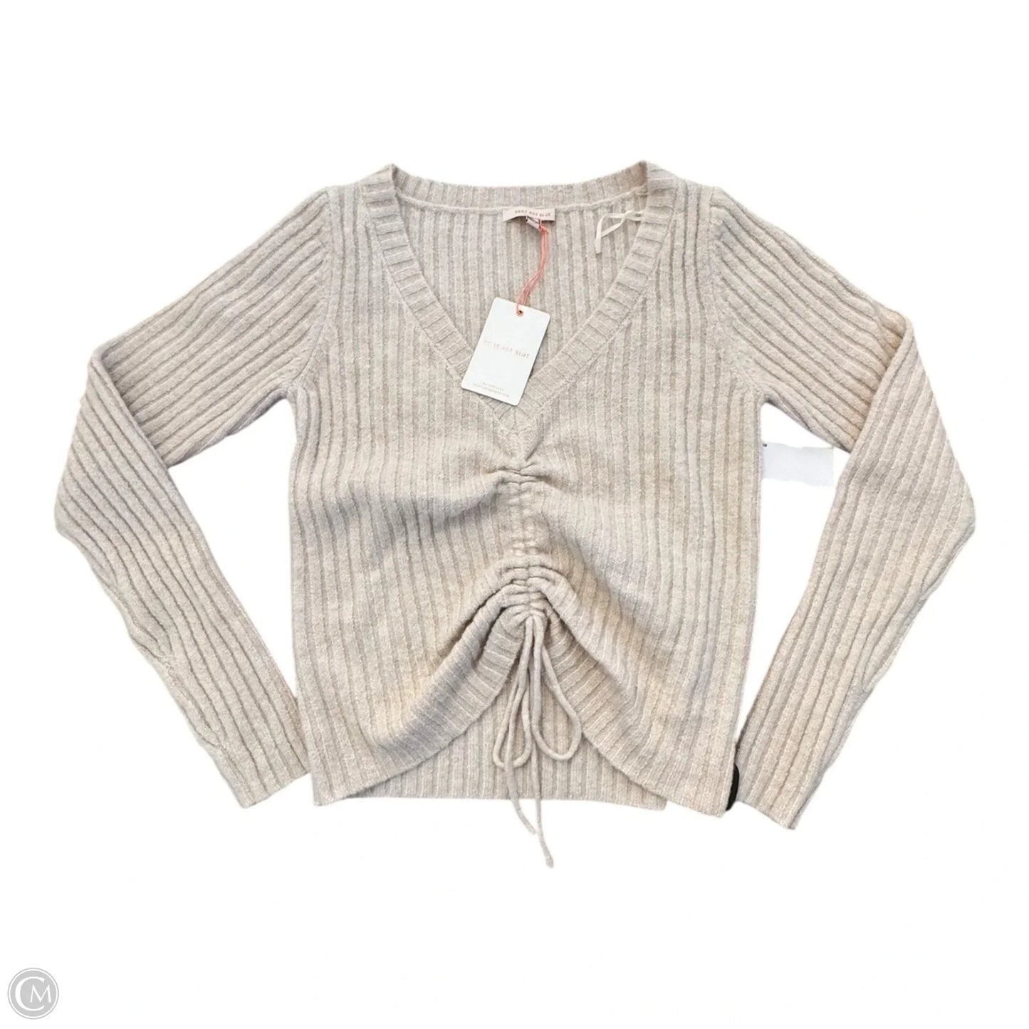 Sweater By Skies Are Blue In Cream, Size: Xs
