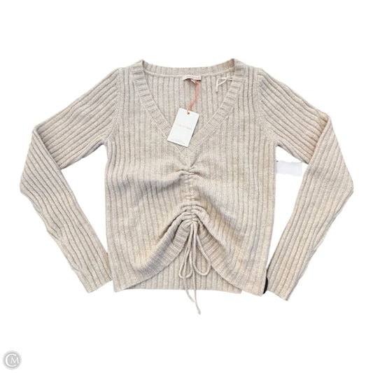 Sweater By Skies Are Blue In Cream, Size: Xs
