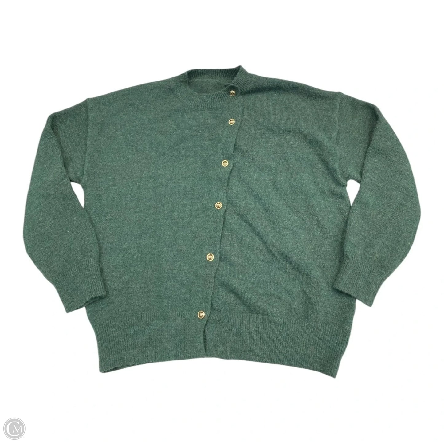 Sweater Cardigan By Cider In Green, Size: Xl