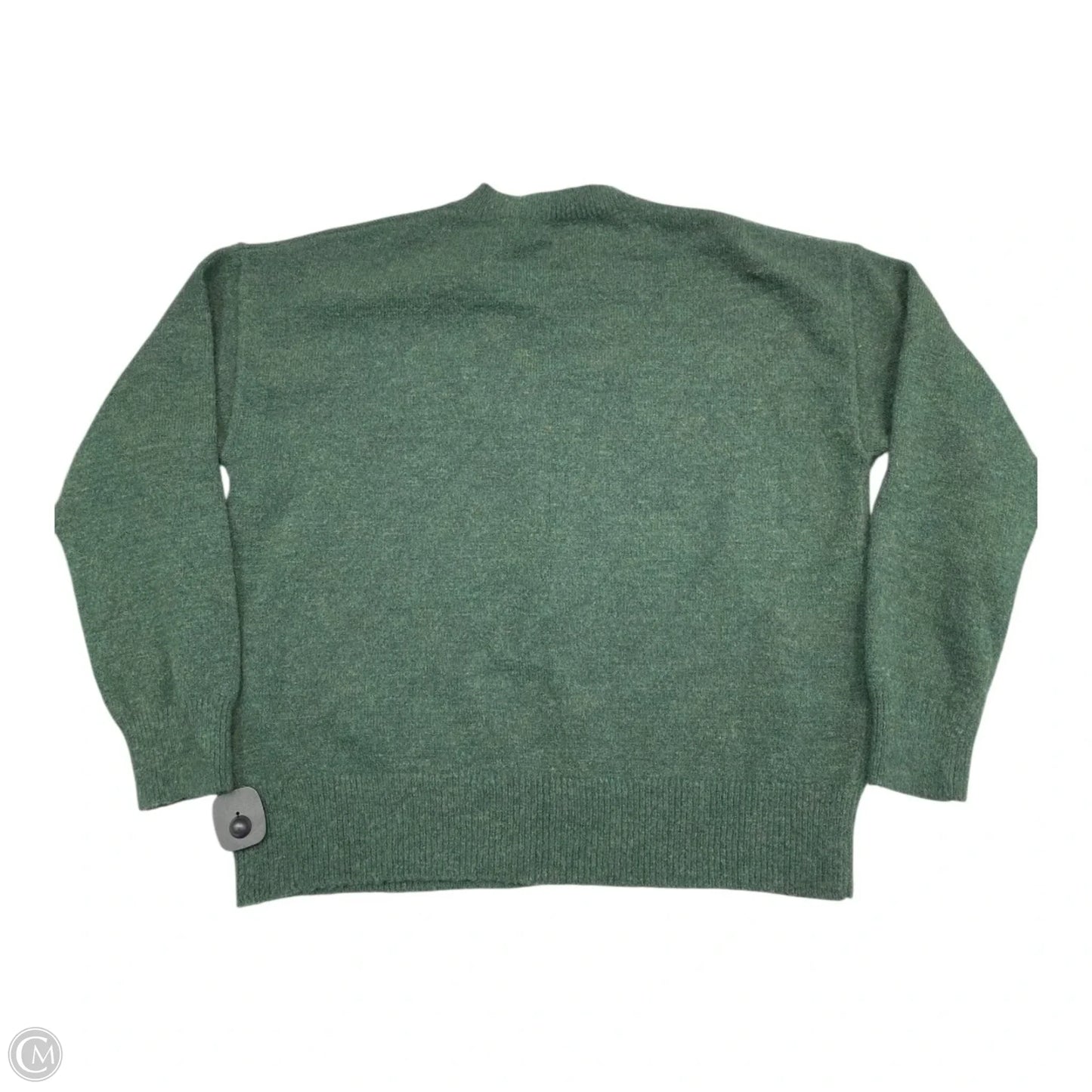Sweater Cardigan By Cider In Green, Size: Xl
