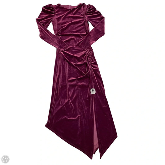 Dress Party Long By Express In Purple, Size: Xs