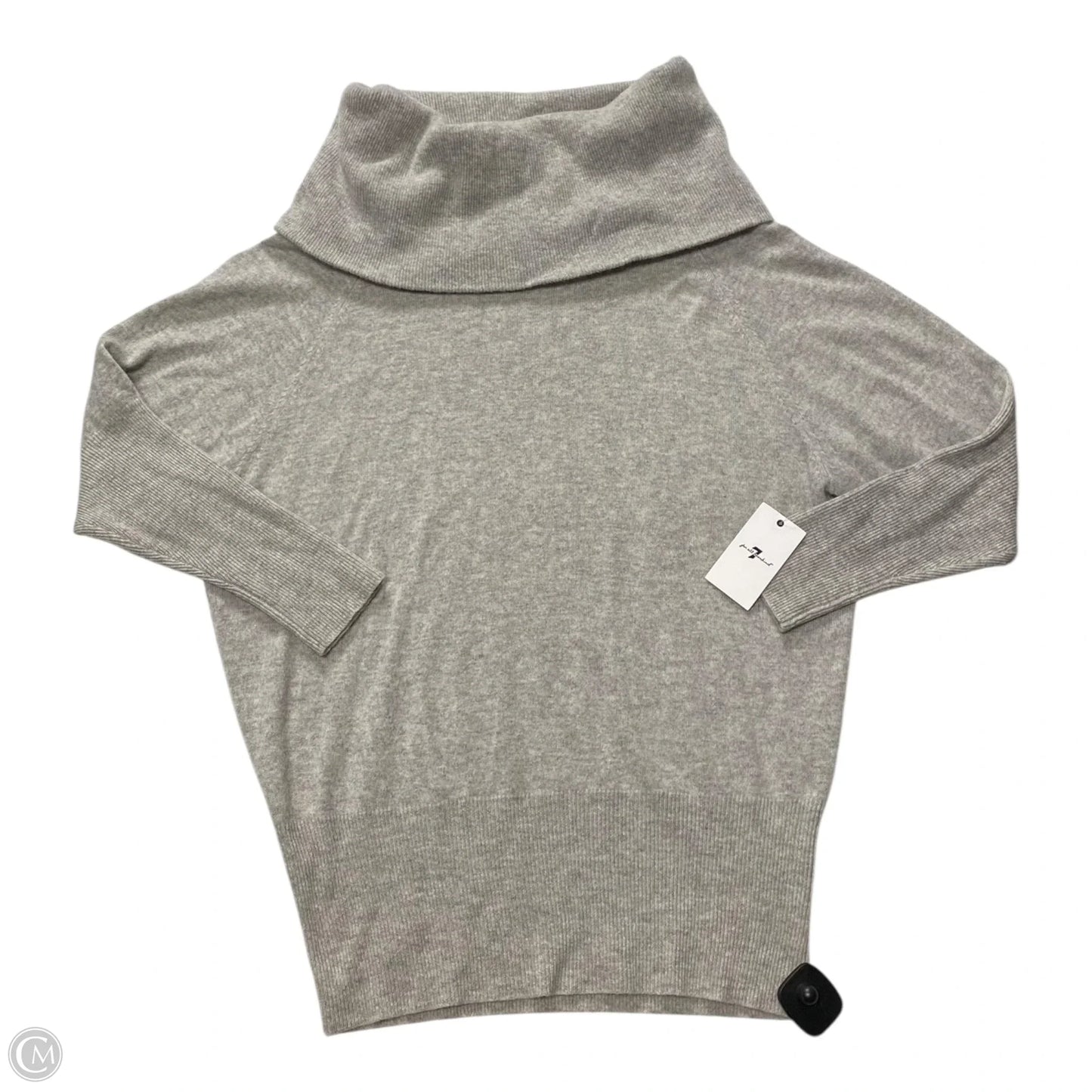 Sweater Cashmere By 7 For All Mankind In Grey, Size: Xs
