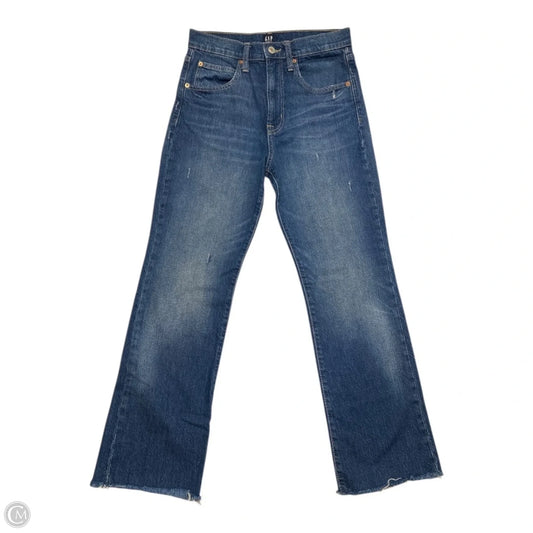 Jeans Straight By Gap In Blue Denim, Size: 2