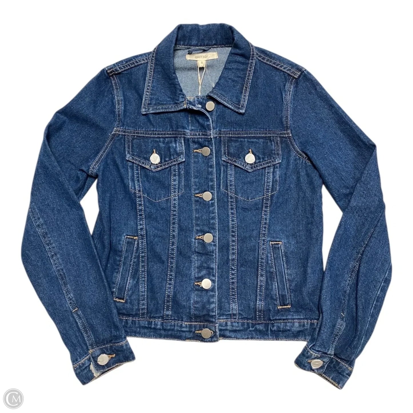 Jacket Denim By Cmc In Blue Denim, Size: S