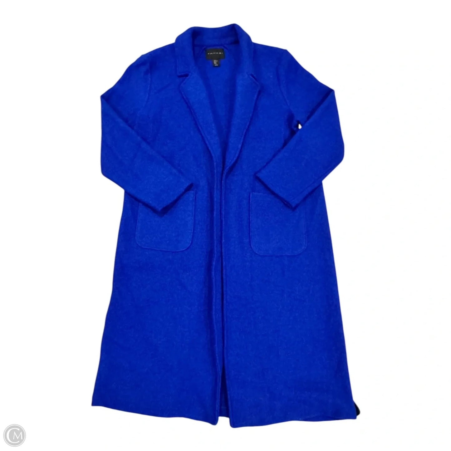 Coat Wool By Tahari In Blue, Size: Xl