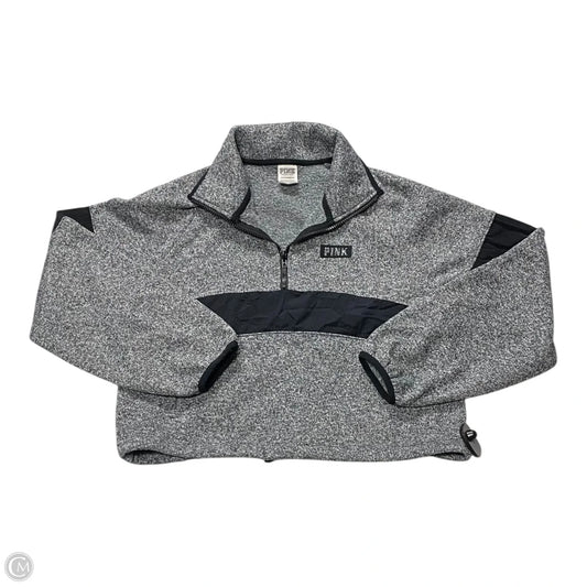 Athletic Fleece By Pink In Black & Grey, Size: Xs