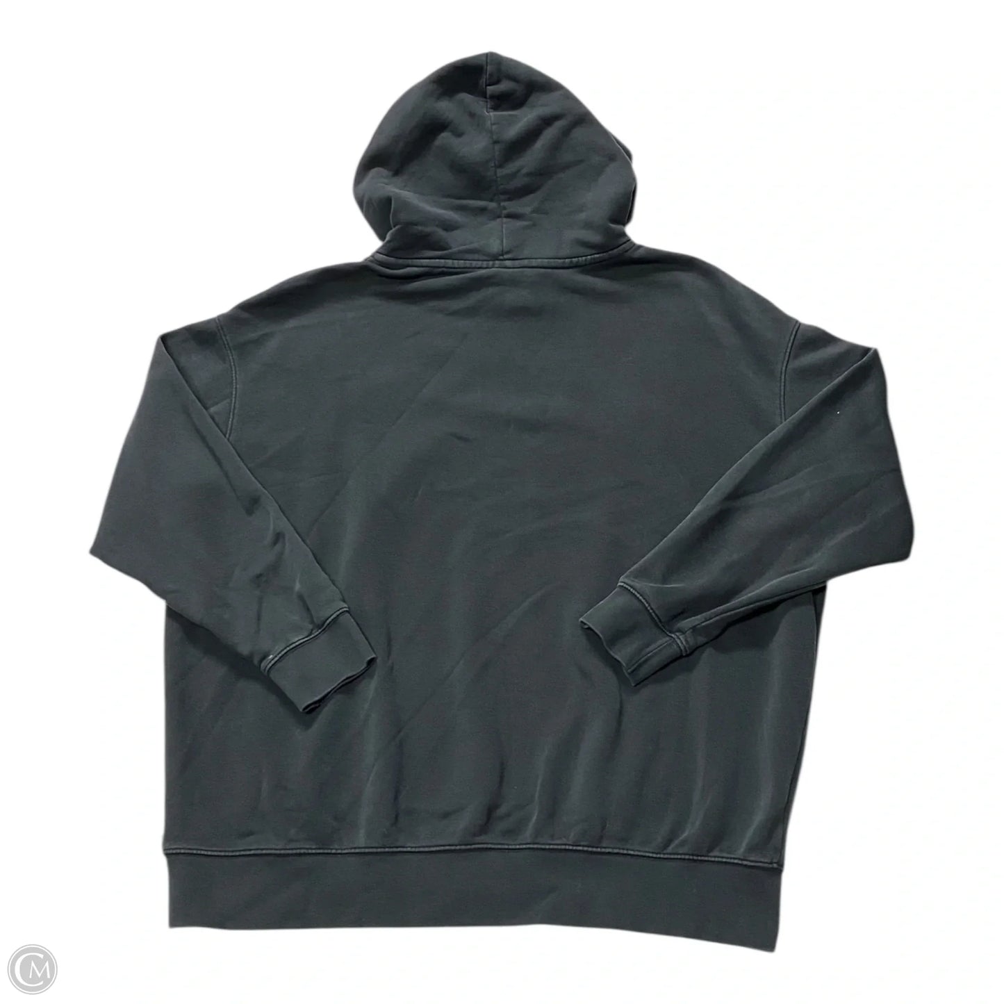 Athletic Sweatshirt Hoodie By Nike In Black, Size: L