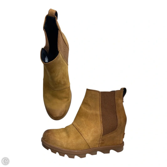 Boots Designer By Sorel In Tan, Size: 8.5