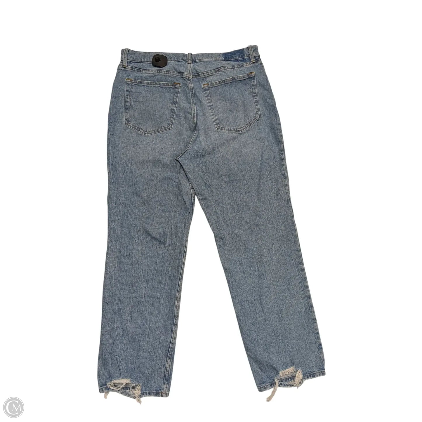 Jeans Straight By Abercrombie And Fitch In Blue Denim, Size: 16l