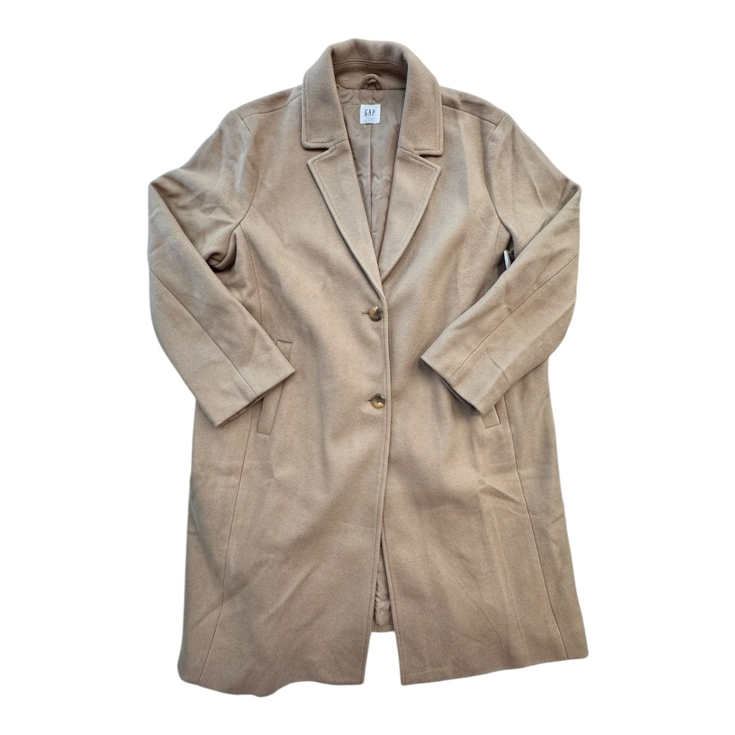 Coat Peacoat By Gap In Brown, Size:Xxl