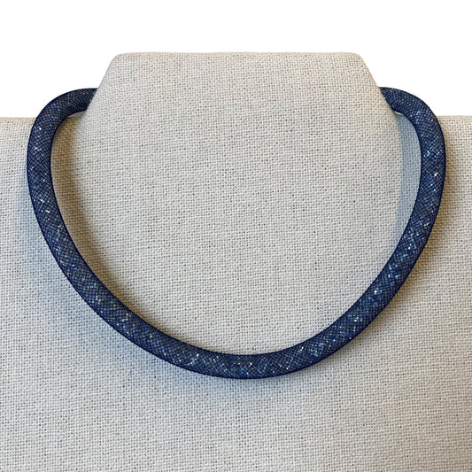 Necklace Designer By Swarovski In Blue
