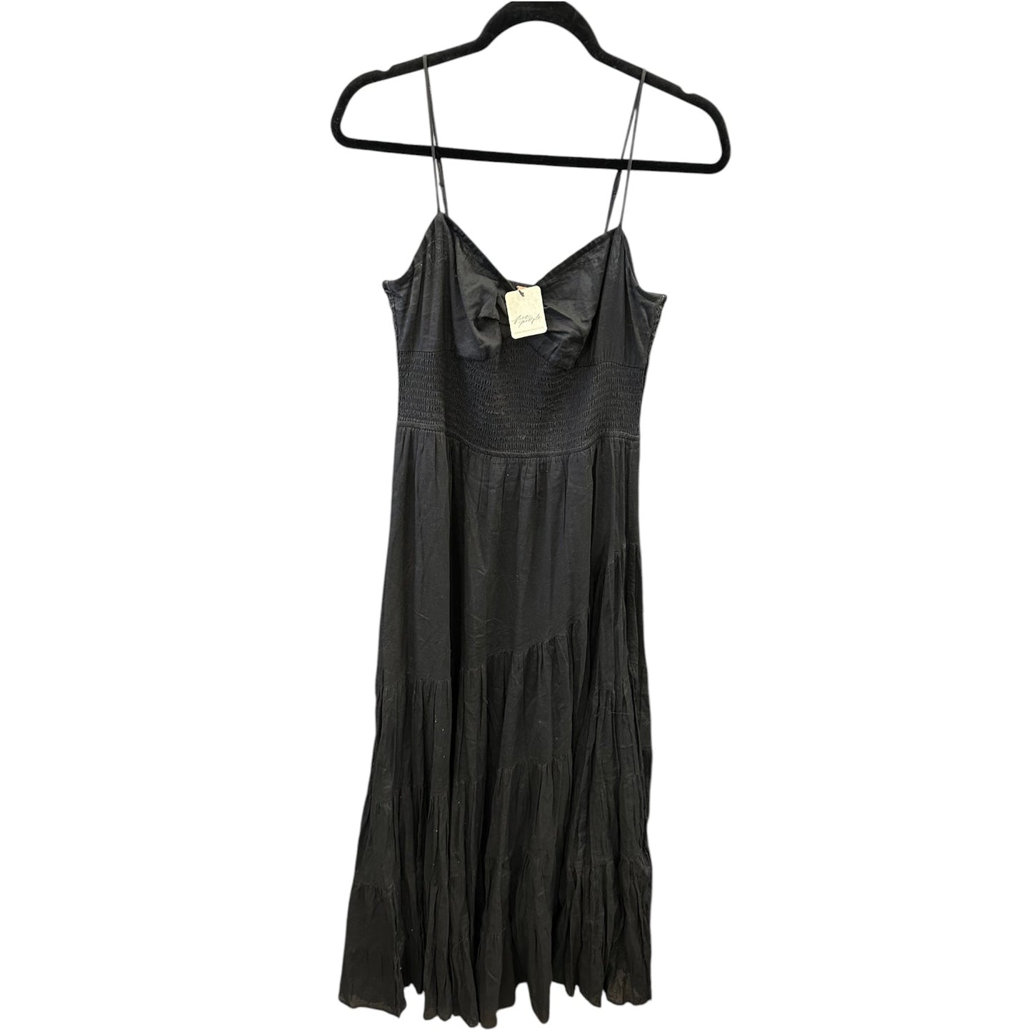 Dress Casual Maxi By Free People In Black, Size:L
