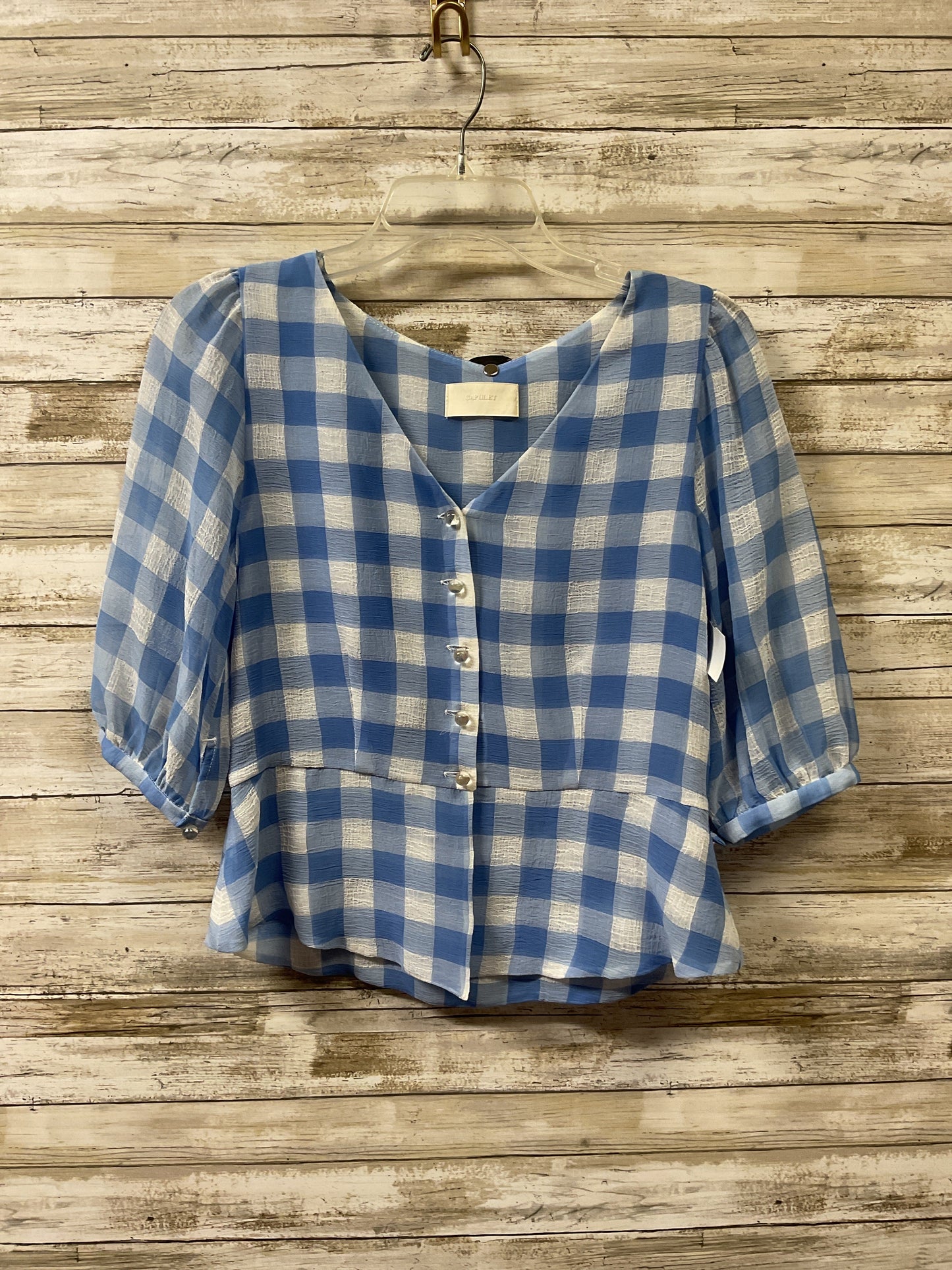 Top Ss By Cmc In Blue & White, Size:M