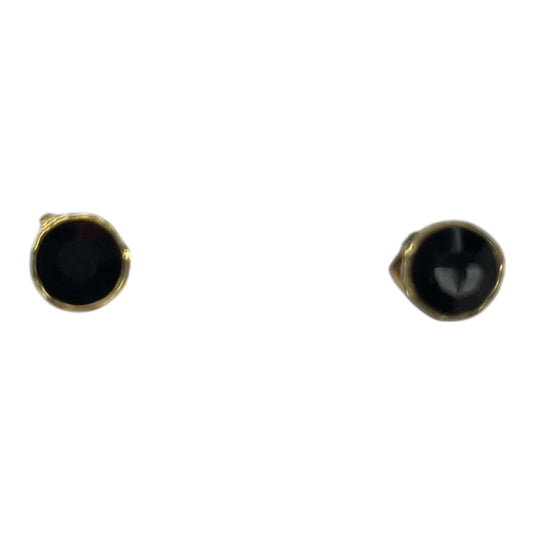 Earrings Stud By Clothes Mentor In Black & Gold