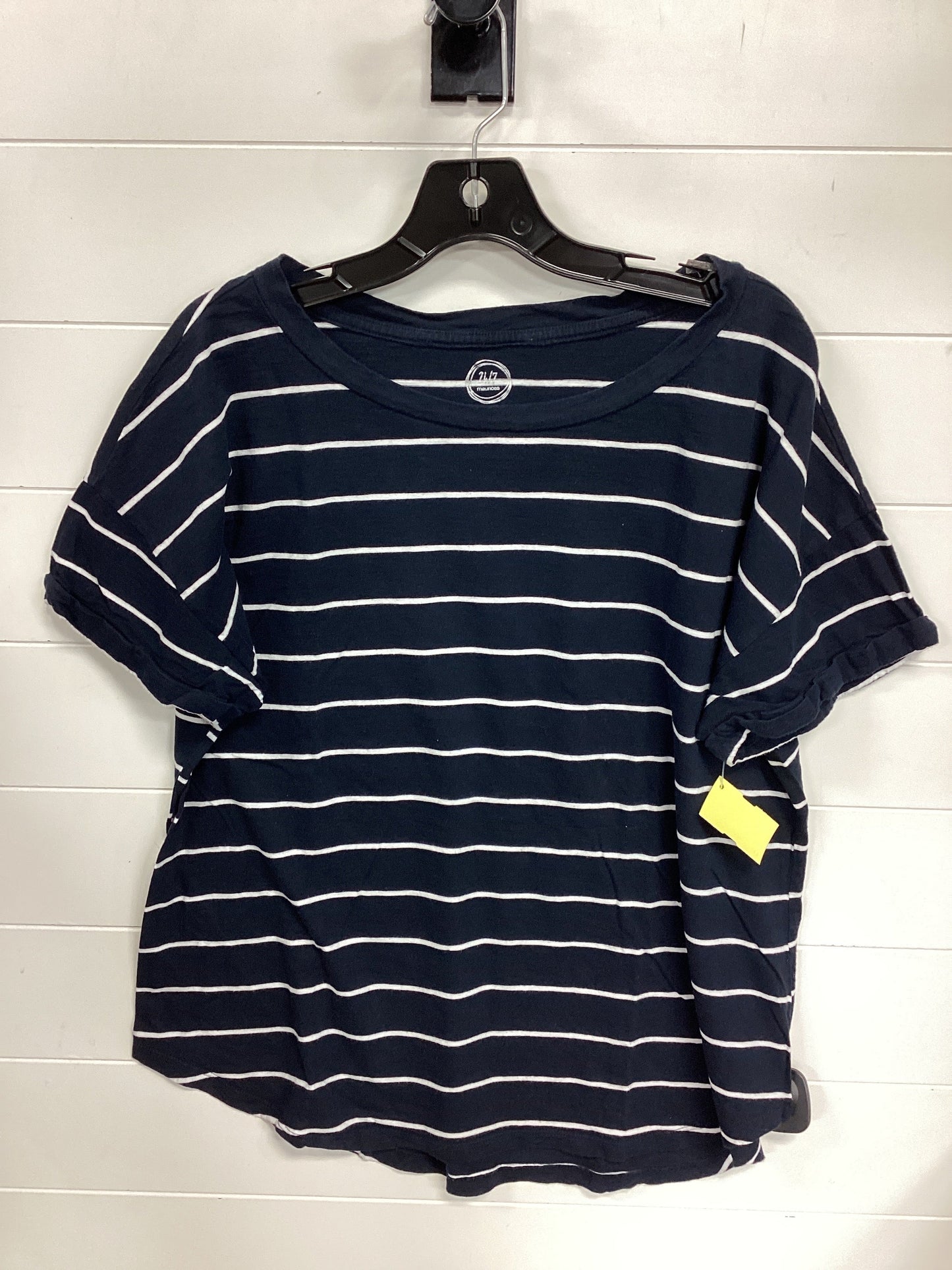 Top Ss By Maurices In Navy, Size:Xxl