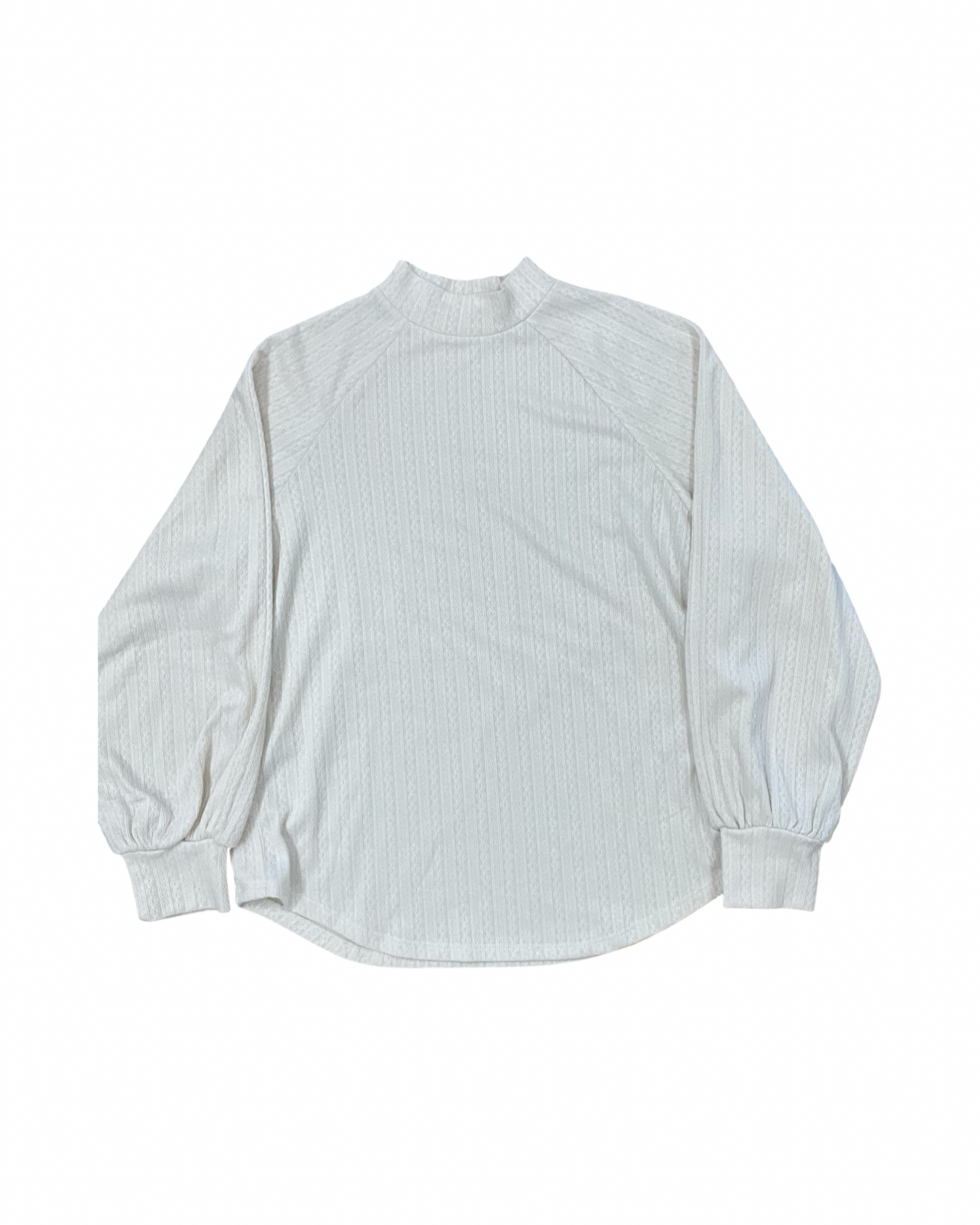 Top Ls By Como Blu In Cream, Size:S