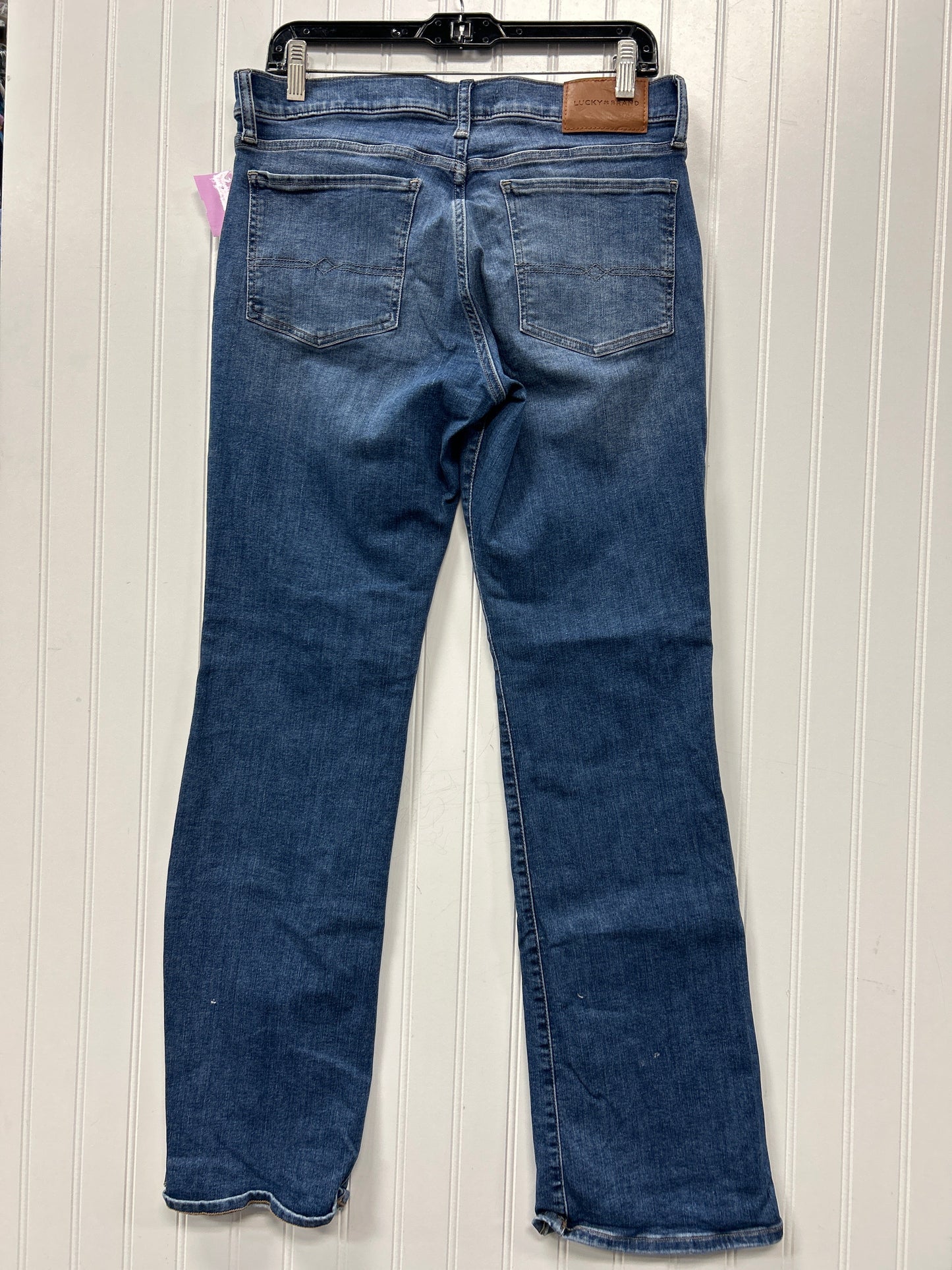 Jeans Boot Cut By Lucky Brand In Blue Denim, Size:10