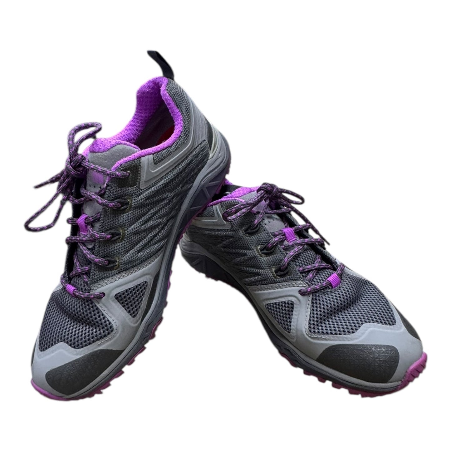 Shoes Hiking By The North Face In Grey & Purple, Size:8