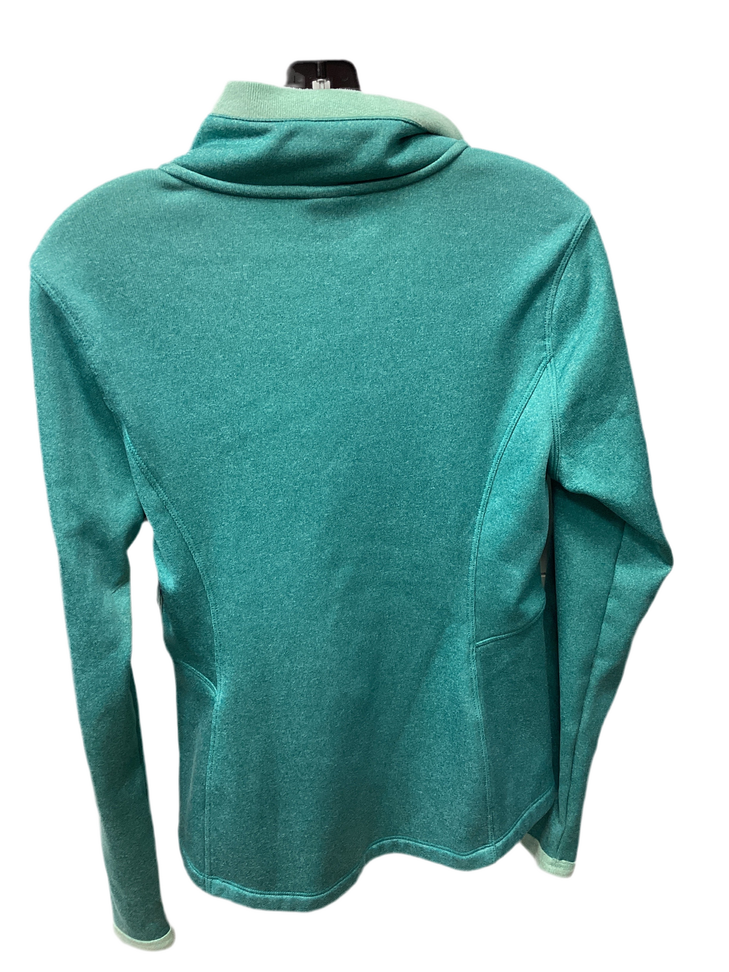 Athletic Top Ls Collar By The North Face In Green, Size:M