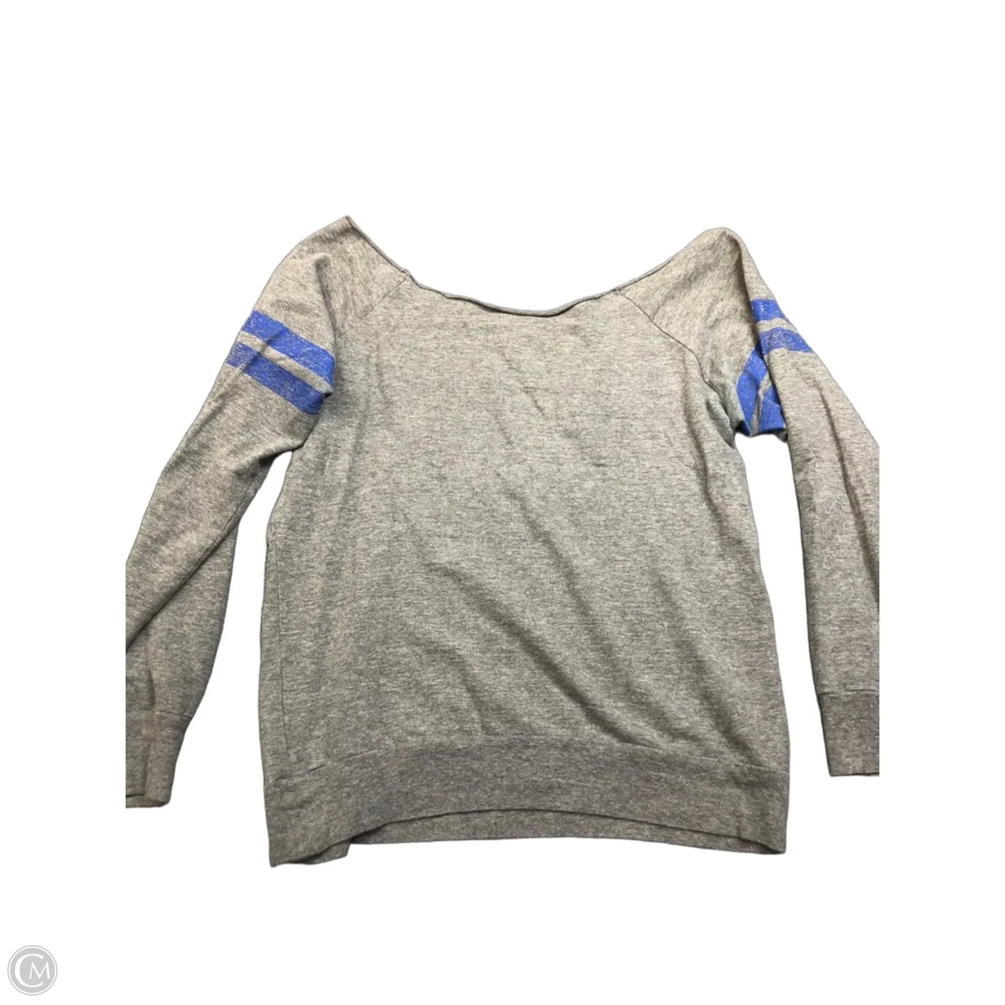 Top Long Sleeve Basic By Clothes Mentor In Grey, Size: M