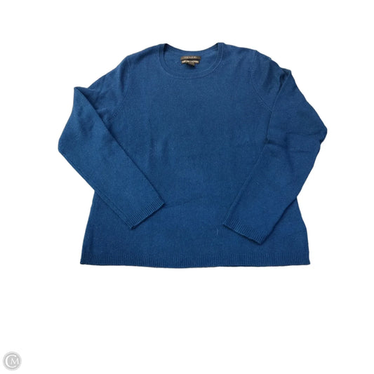 Sweater Cashmere By Tahari In Teal, Size: Xl