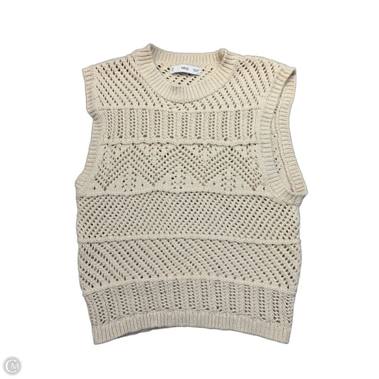 Vest Sweater By Mng In Tan, Size: M