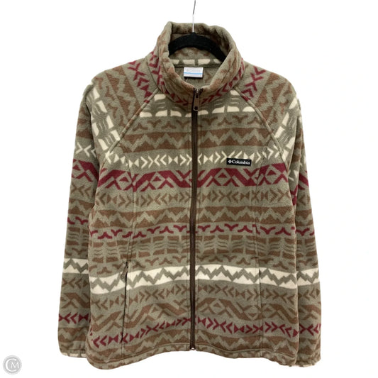Jacket Fleece By Columbia In Green, Size: Xl