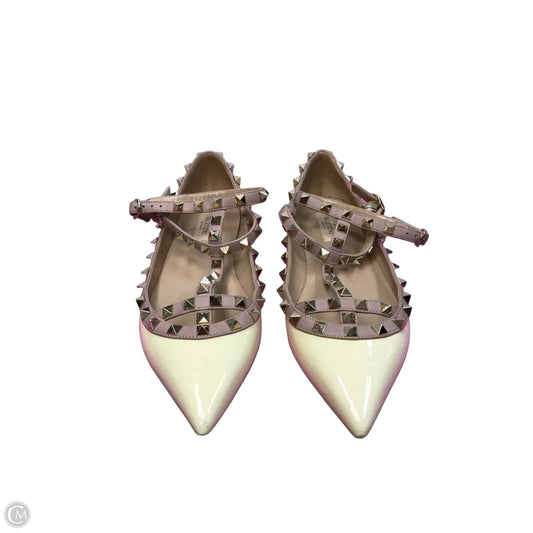 Shoes Luxury Designer By Valentino-garavani In Cream, Size: 8.5