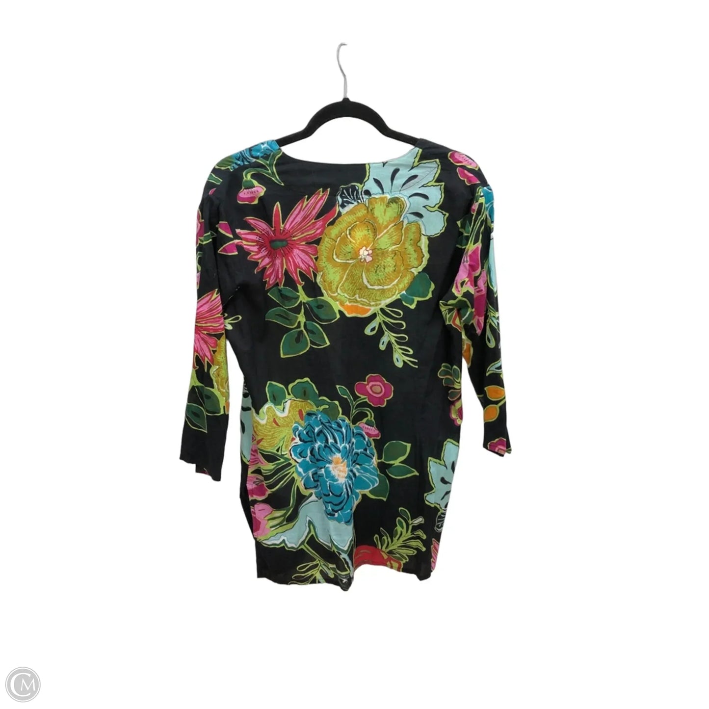 Swimwear Cover-up By Clothes Mentor In Floral Print, Size: M