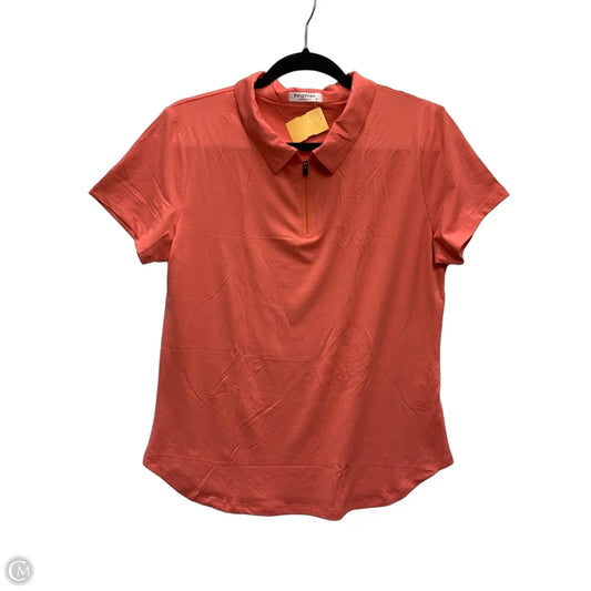 Top Short Sleeve By Cmc In Pink, Size: M