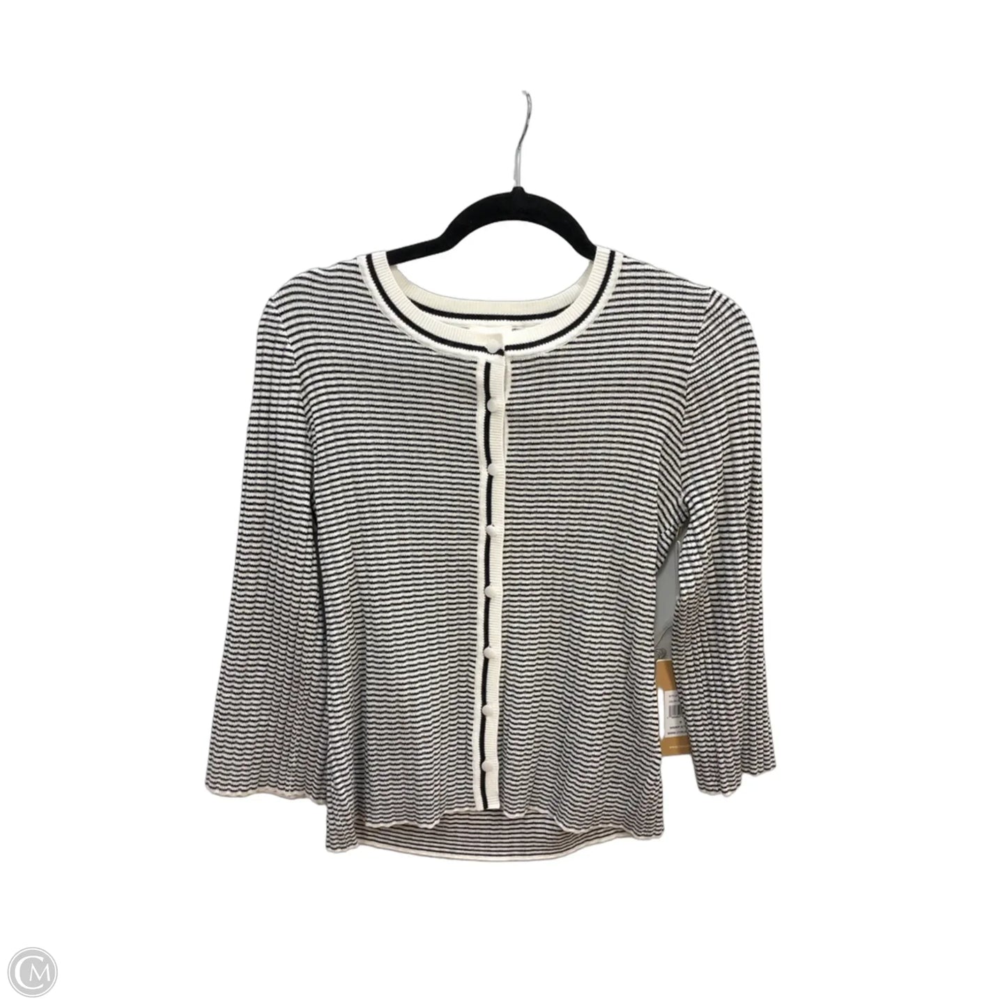 Cardigan By Cyrus In Black & White, Size: S
