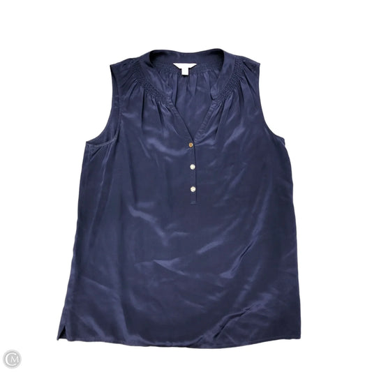 Top Sleeveless Designer By Lilly Pulitzer In Navy, Size: M