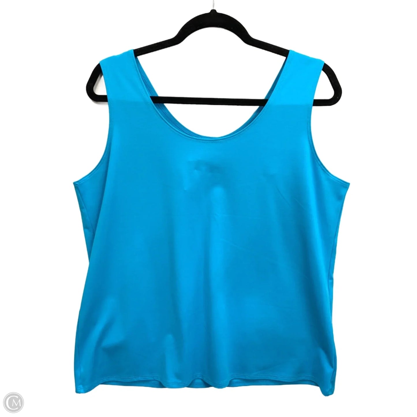 Top Sleeveless By Chicos In Blue, Size: 16