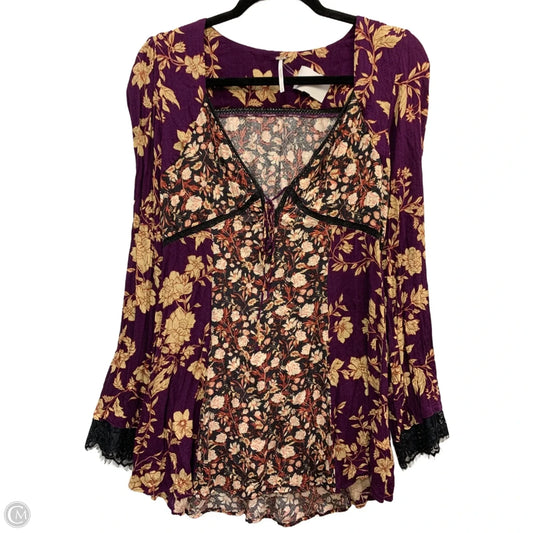 Dress Casual Short By Free People In Purple, Size: M