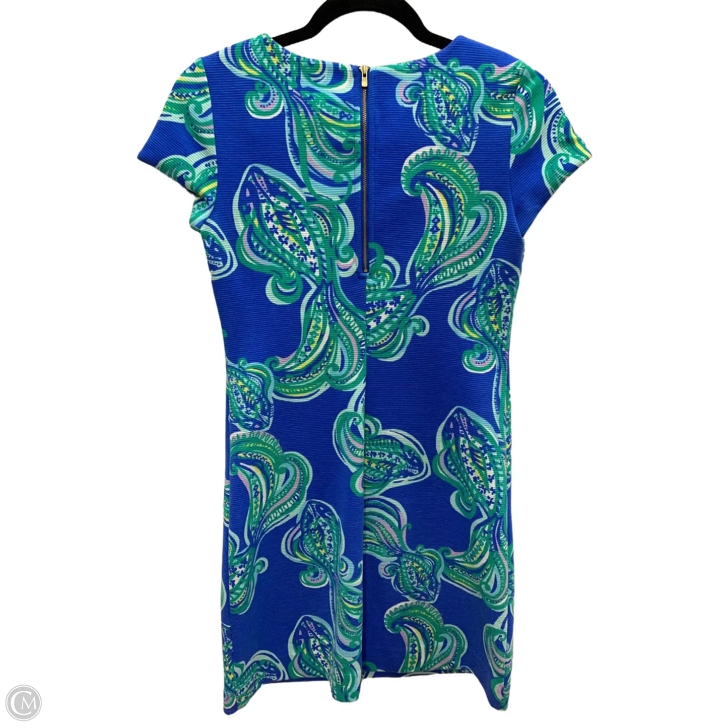 Dress Designer By Lilly Pulitzer In Blue & Green, Size: Xs