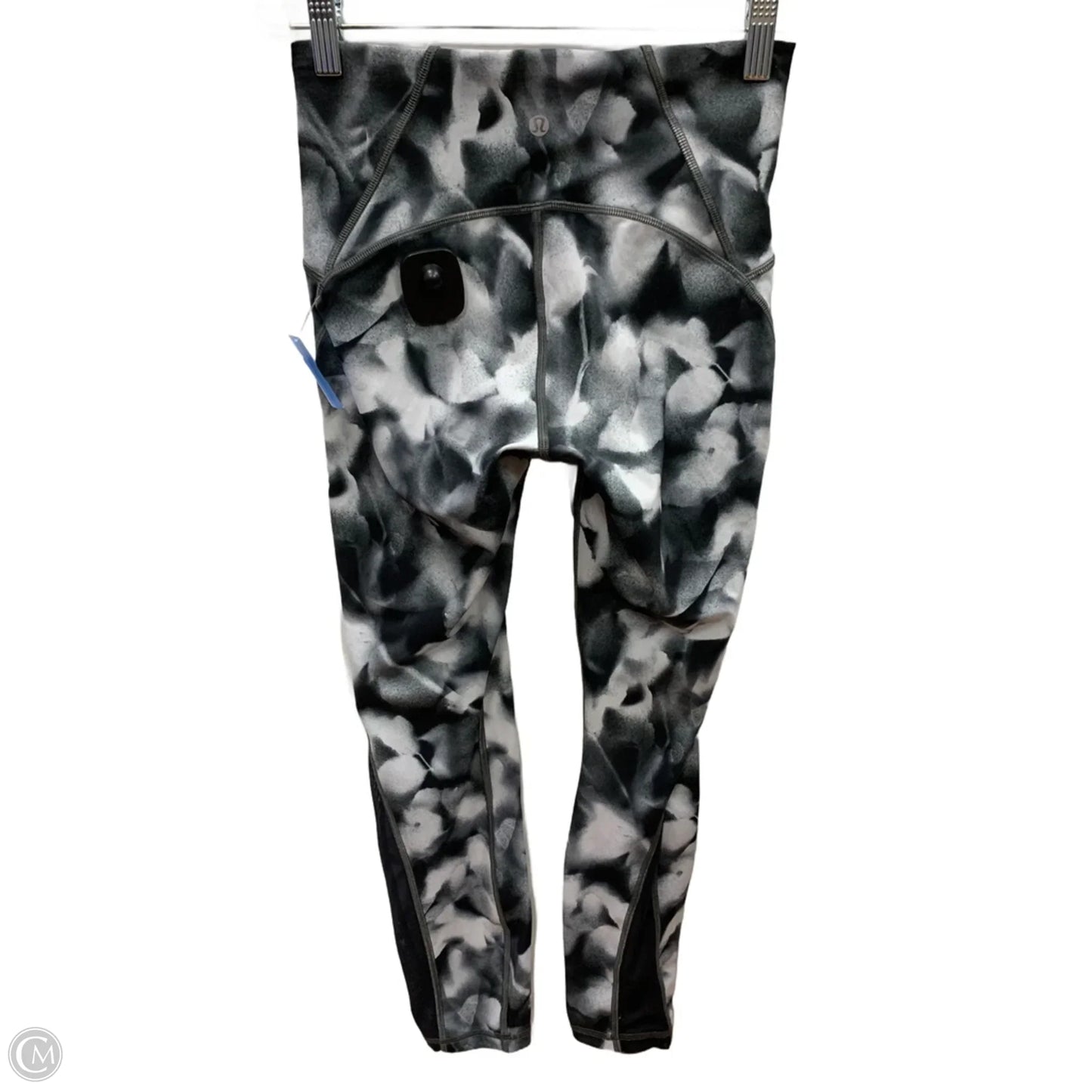 Athletic Leggings By Lululemon In Black & White, Size: 6