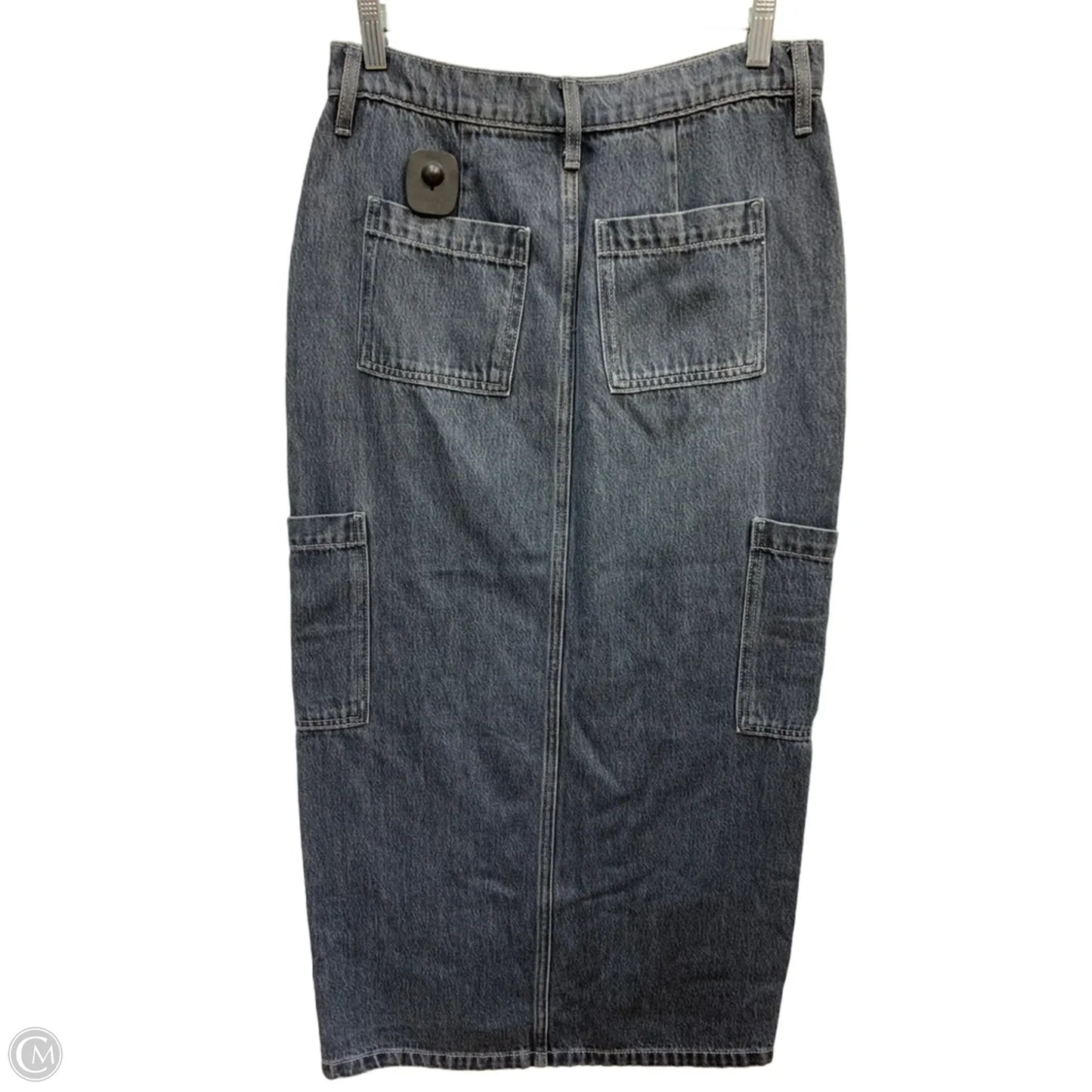 Skirt Maxi By Old Navy In Blue Denim, Size: 2