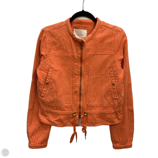 Jacket Other By Anthropologie In Orange, Size: M