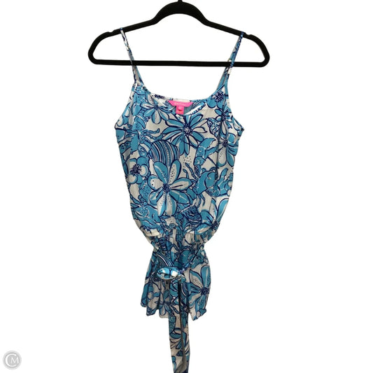 Romper Designer By Lilly Pulitzer In Blue, Size: Xs