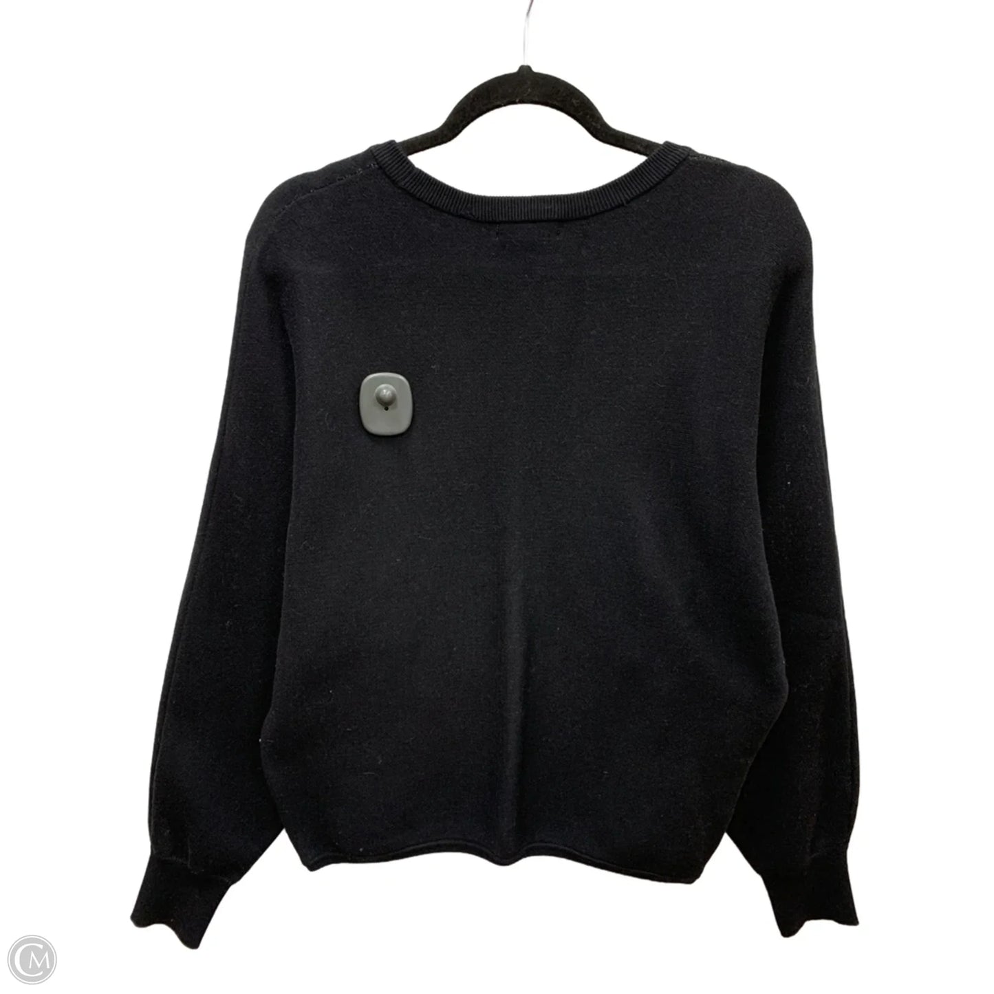 Sweater By Calvin Klein In Black & White, Size: S
