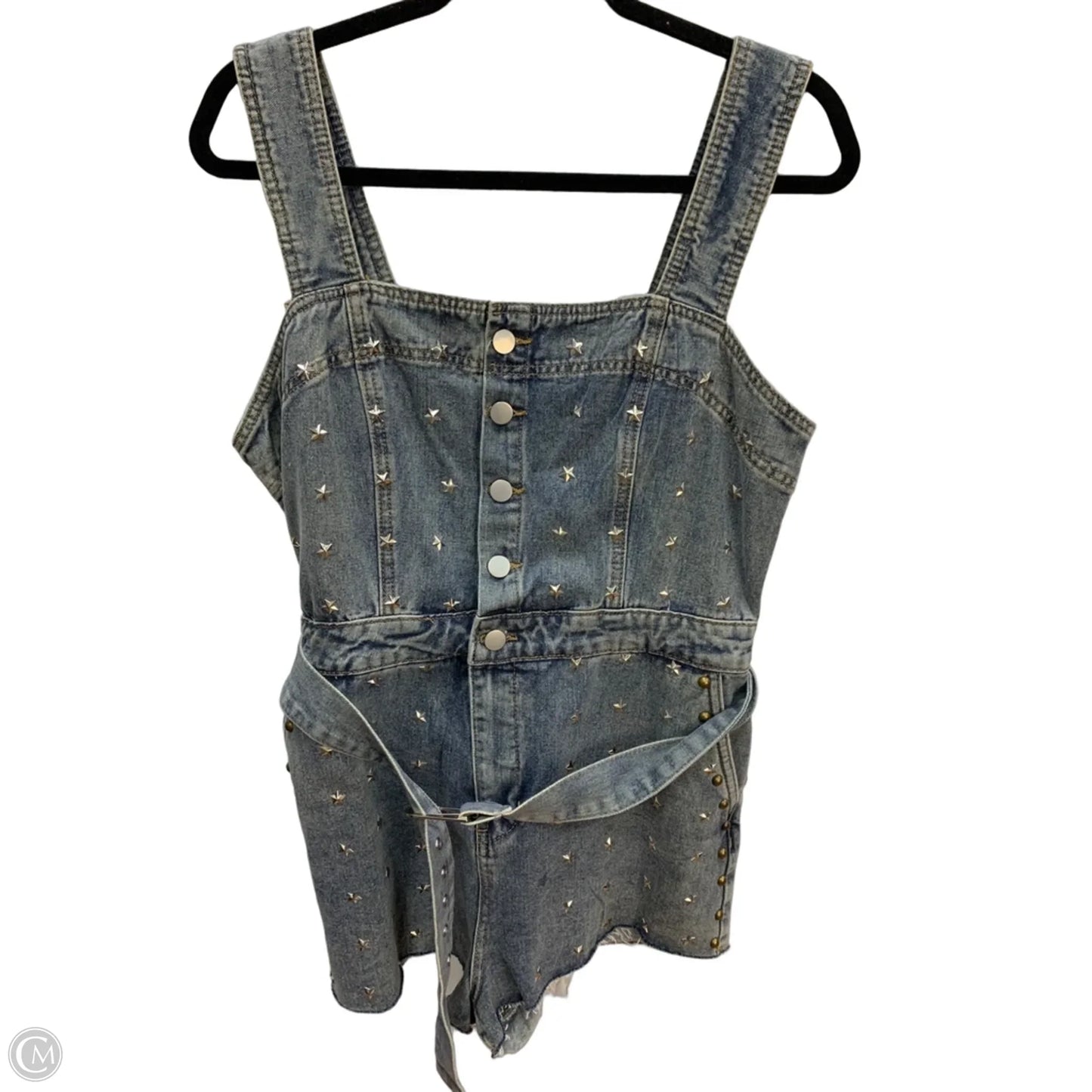 Romper By Baevely In Blue Denim, Size: M